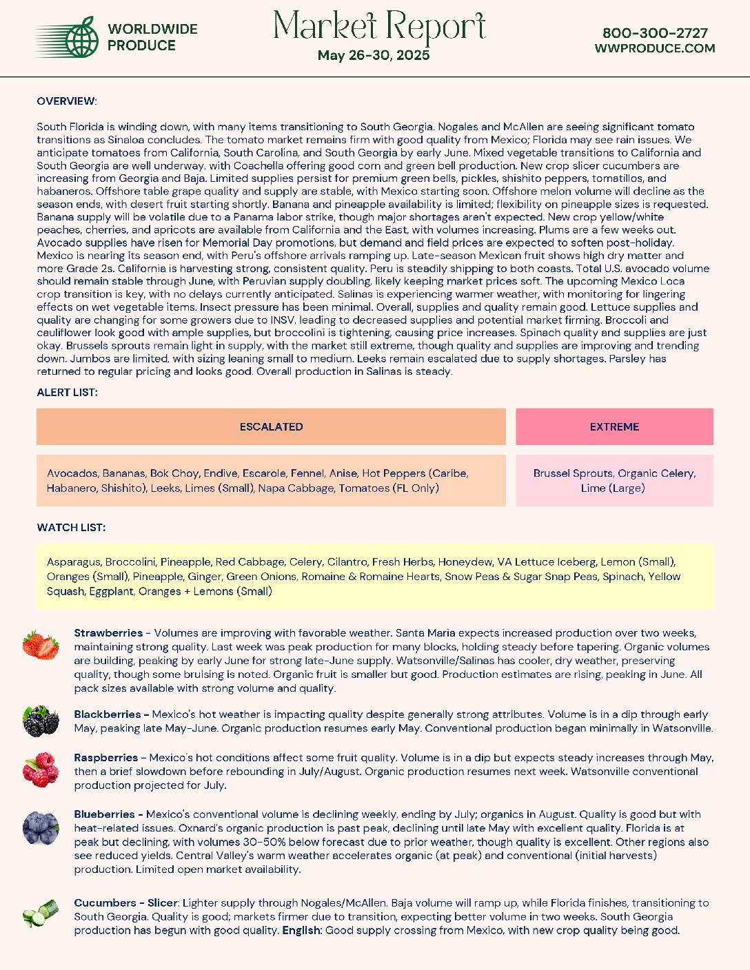 Wordwide Produce Wwp Market Report May Pdf